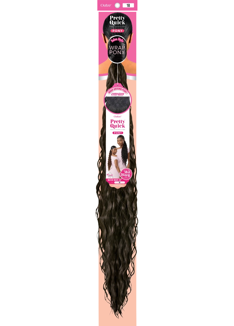 PRETTY QUICK - WRAP PONY - WATER WAVE 28" - HT