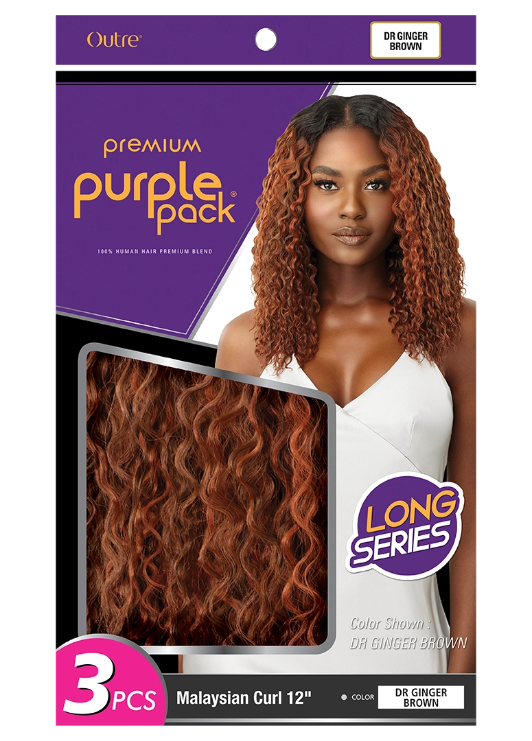 HH PURPLE PACK 3PCS LONG - MALAYSIAN CURL 12"