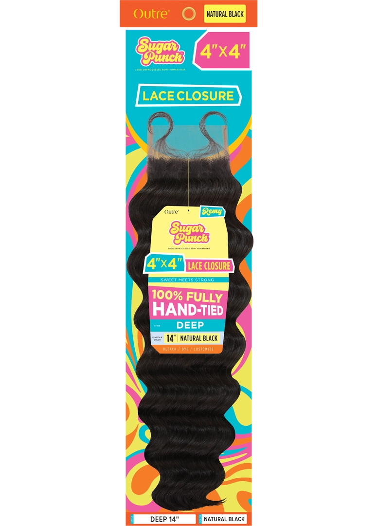 SUGAR PUNCH - 4X4 HD DEEP LACE CLOSURE