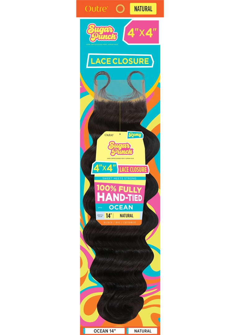 SUGAR PUNCH - 4X4 HD OCEAN LACE CLOSURE