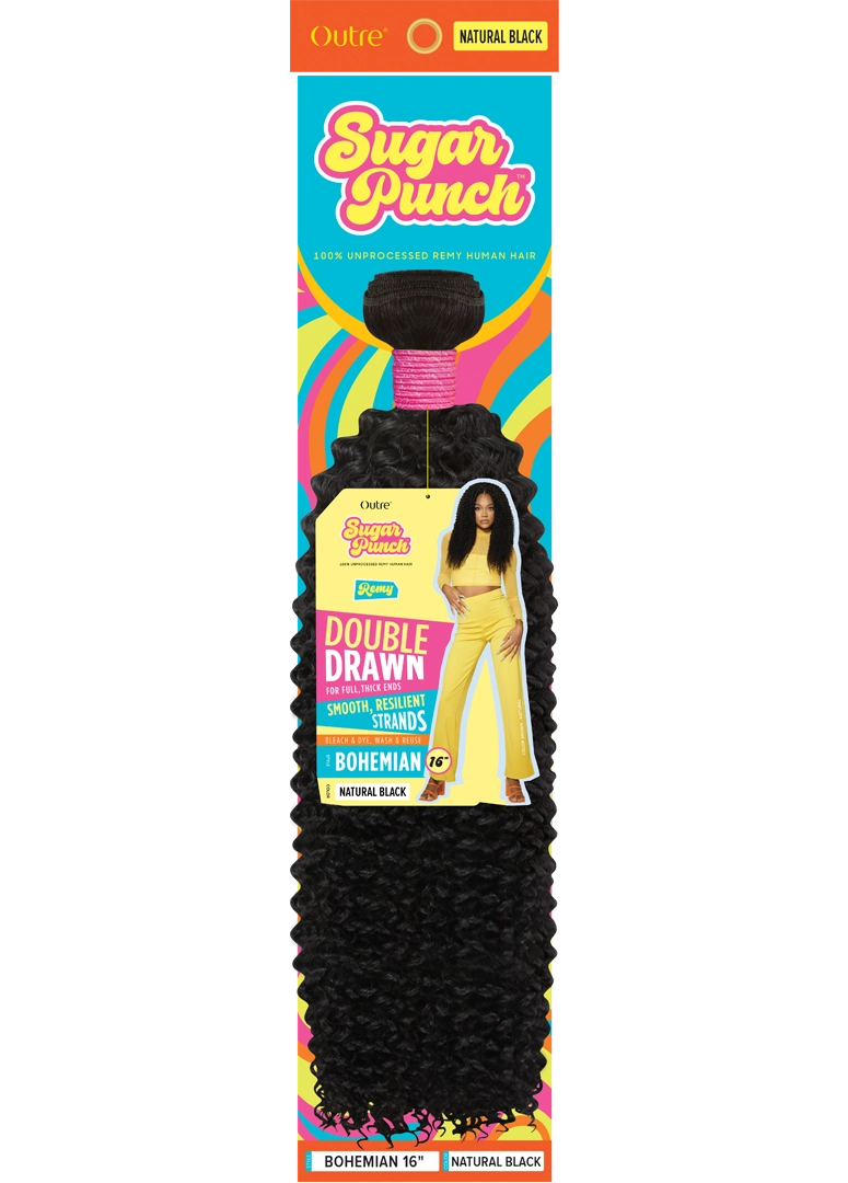SUGAR PUNCH 100% UNPROCESSED REMI HUMAN HAIR - BOHEMIAN
