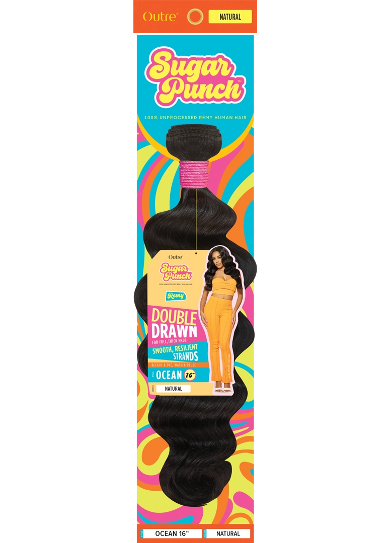 SUGAR PUNCH 100% UNPROCESSED REMI HUMAN HAIR - OCEAN
