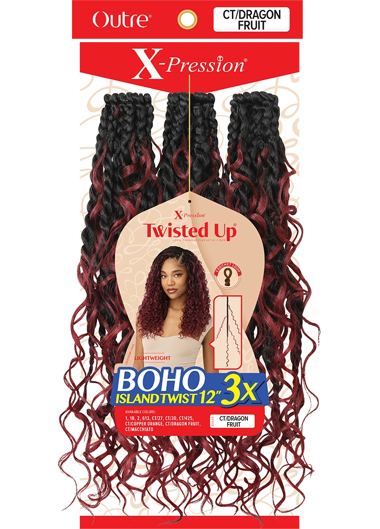 X-PRESSION - TWISTED UP - BOHO ISLAND TWIST 12" 3X