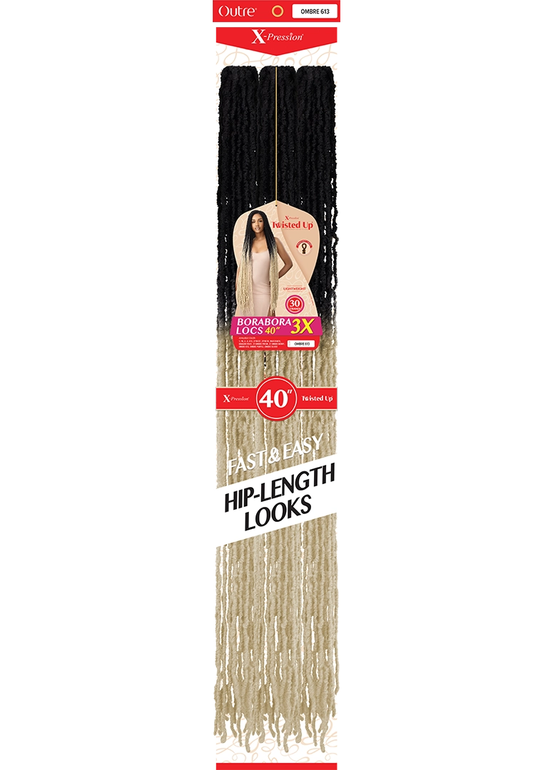 X-PRESSION TWISTED UP BORABORA LOCS 40" 3X