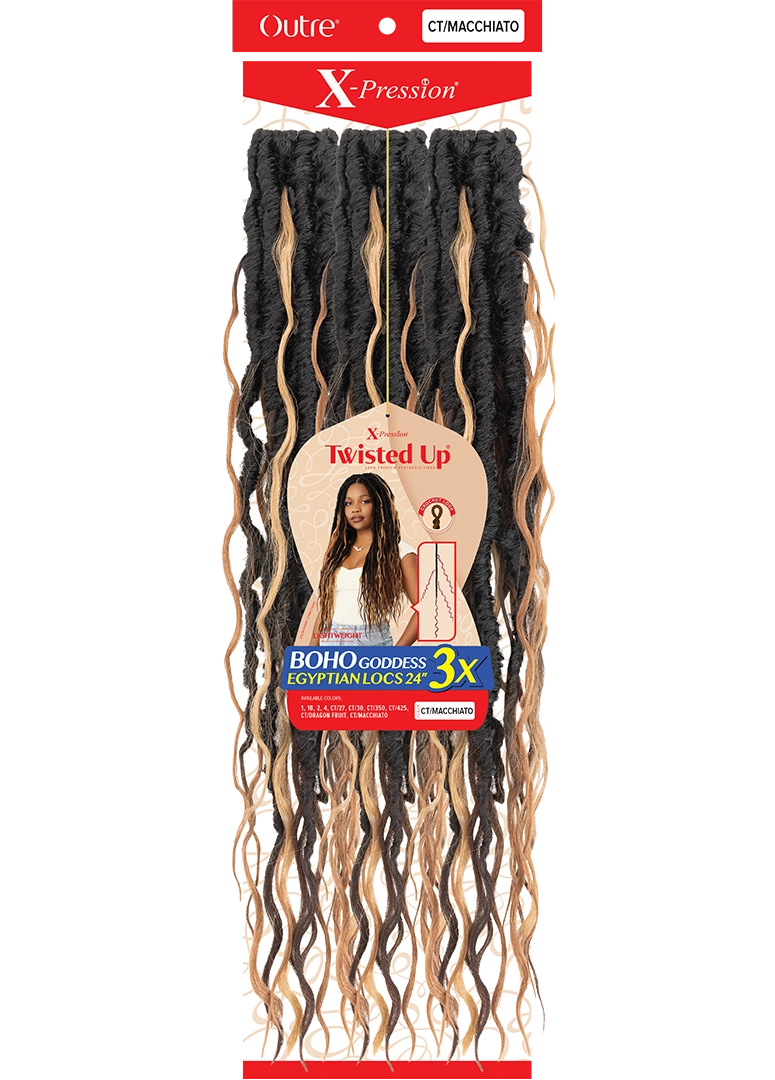 X-PRESSION - TWSISTED UP - BOHO GODDESS EGYPTIAN LOCS 22" 3X