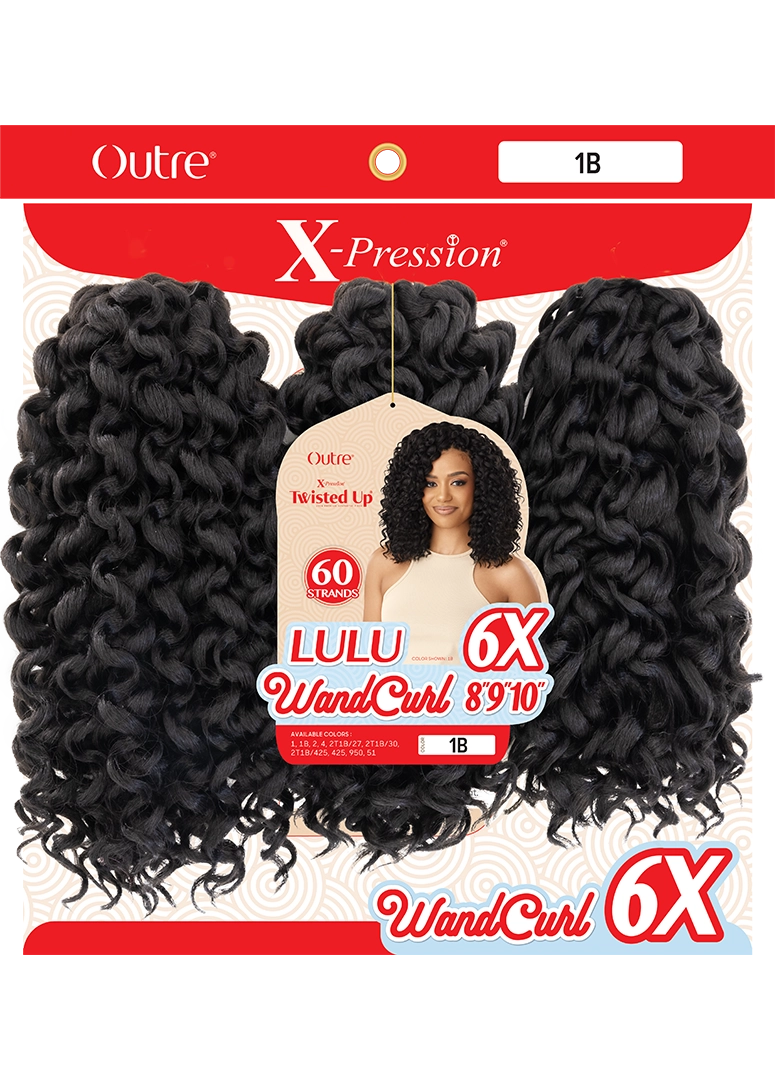 X-PRESSION - TWISTED UP - LULU WANDCURL 8" 9" 10" 6X