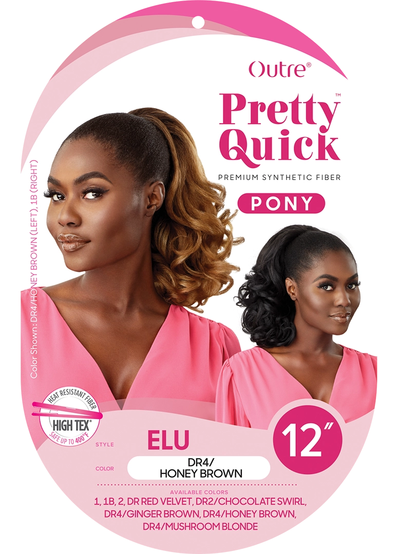 PRETTY QUICK - DRAWSTRING PONY - ELU