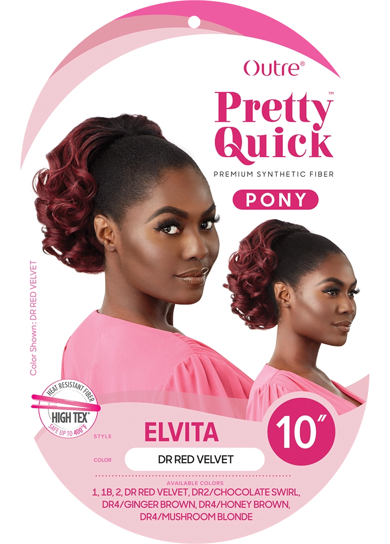 PRETTY QUICK - DRAWSTRING PONY - ELVITA