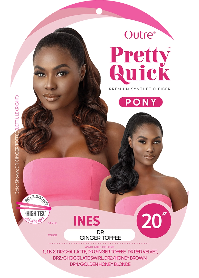 PRETTY QUICK - DRAWSTRING PONY - INES