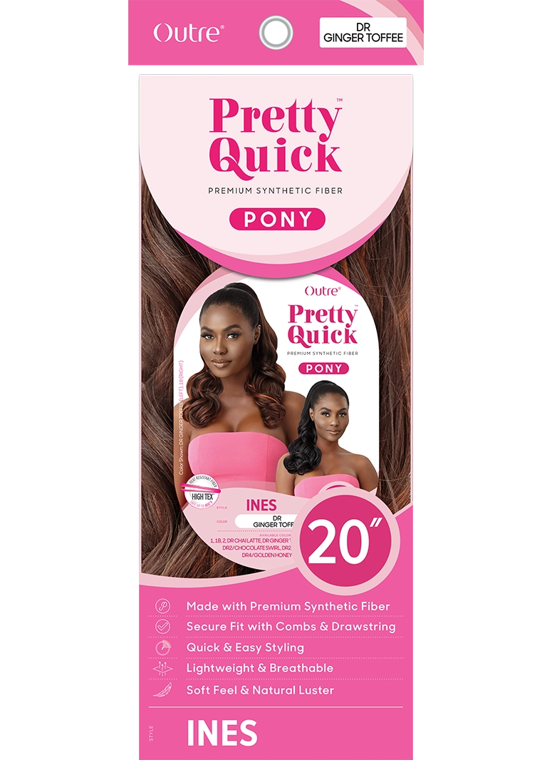 PRETTY QUICK - DRAWSTRING PONY - INES