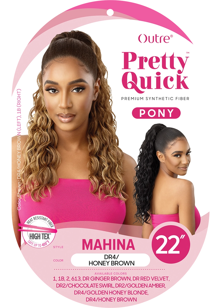 PRETTY QUICK - DRAWSTRING PONY - MAHINA