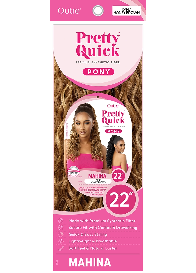 PRETTY QUICK - DRAWSTRING PONY - MAHINA