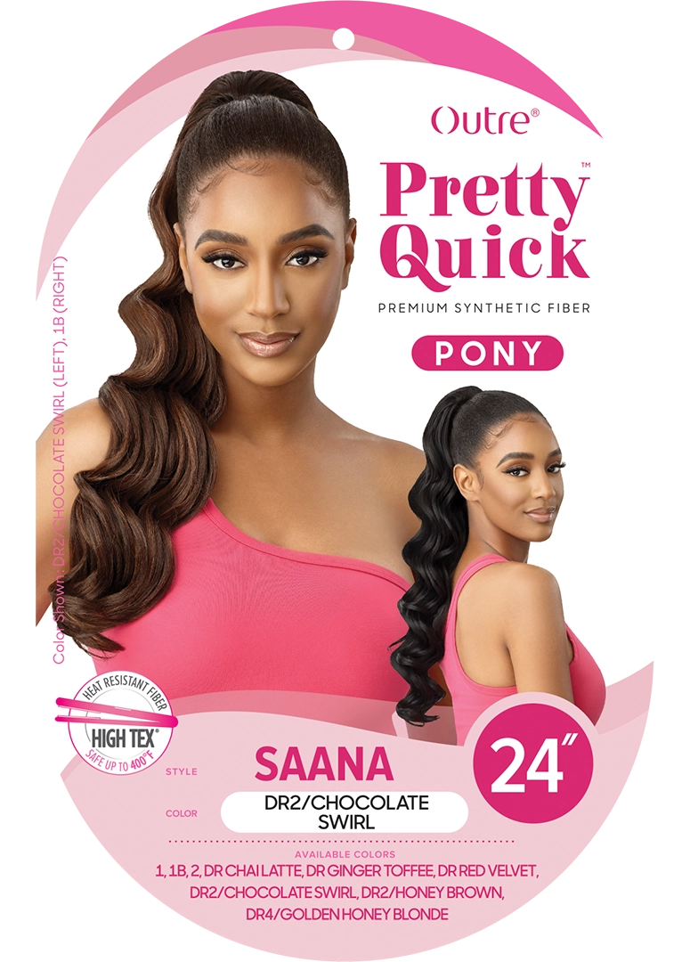 PRETTY QUICK - DRAWSTRING PONY - SAANA
