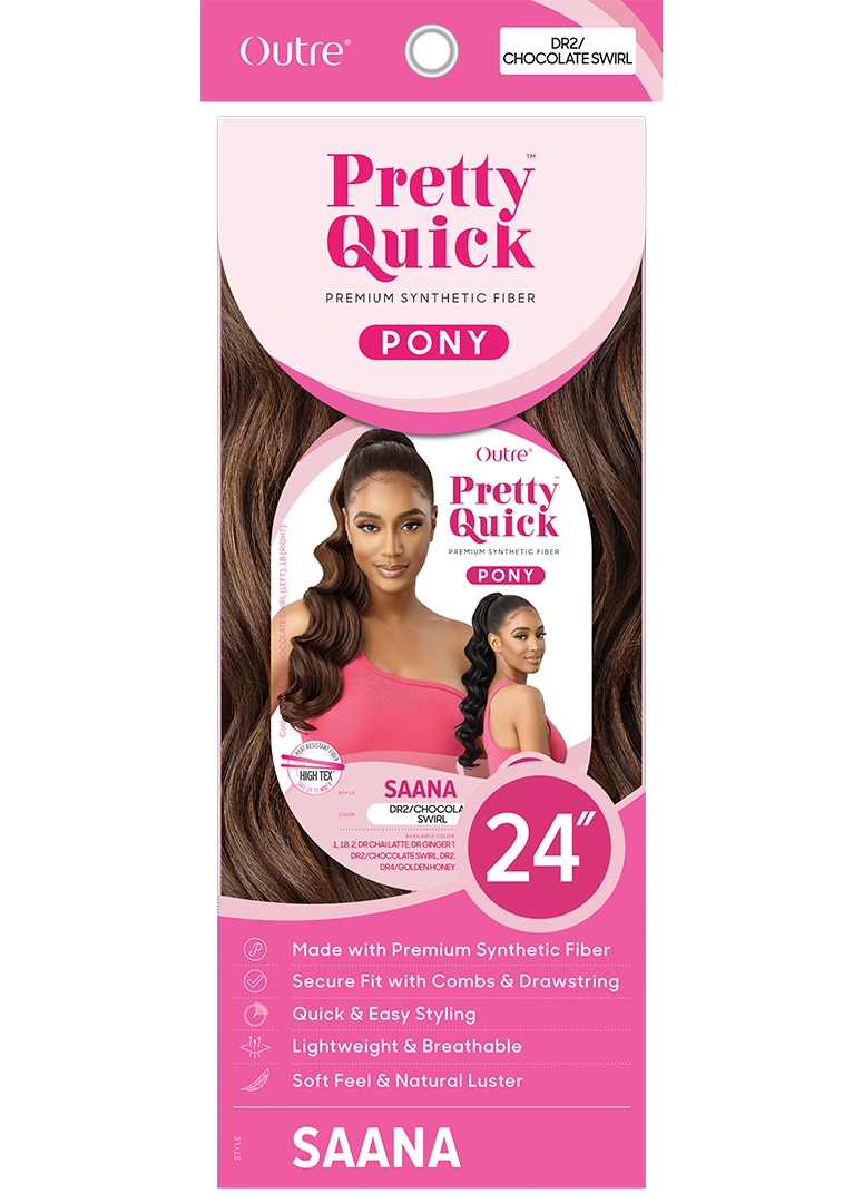 PRETTY QUICK - DRAWSTRING PONY - SAANA