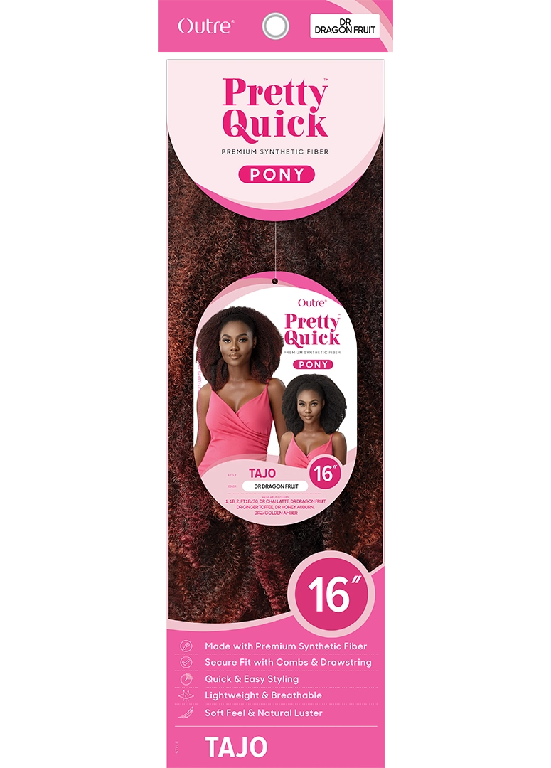 PRETTY QUICK - DRAWSTRING PONY - TAJO