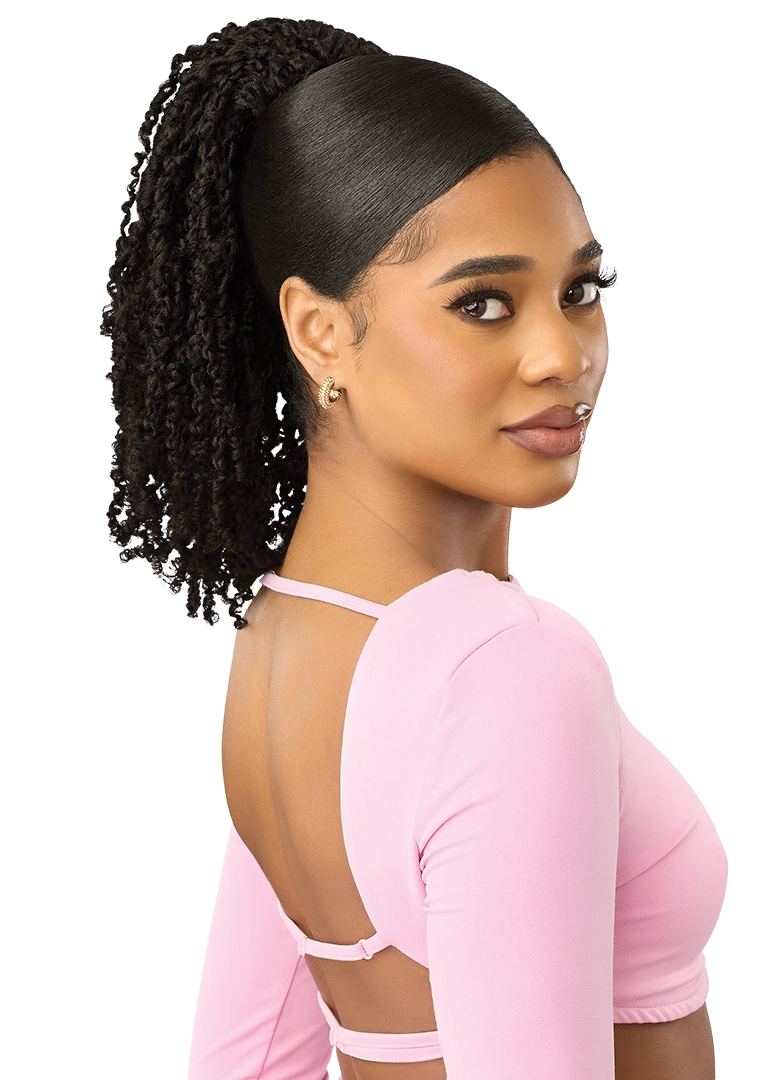 PRETTY QUICK - DRAWSTRING PONY - YANKI CURL 14"