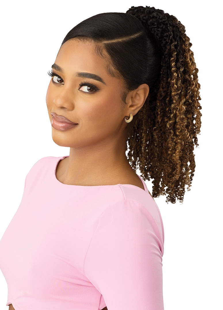 PRETTY QUICK - DRAWSTRING PONY - YANKI CURL 14"