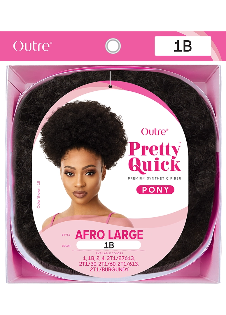 PRETTY QUICK - PONY - AFRO LARGE