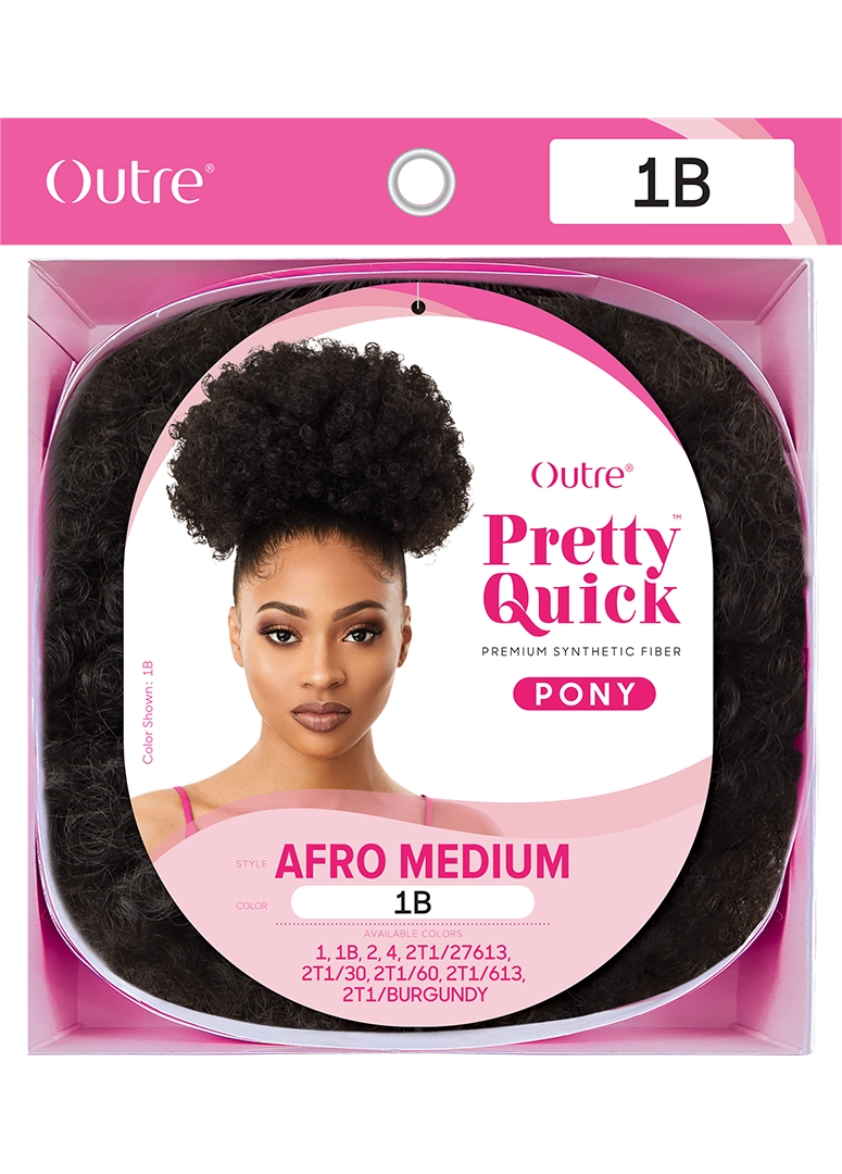 PRETTY QUICK - PONY - AFRO MEDIUM