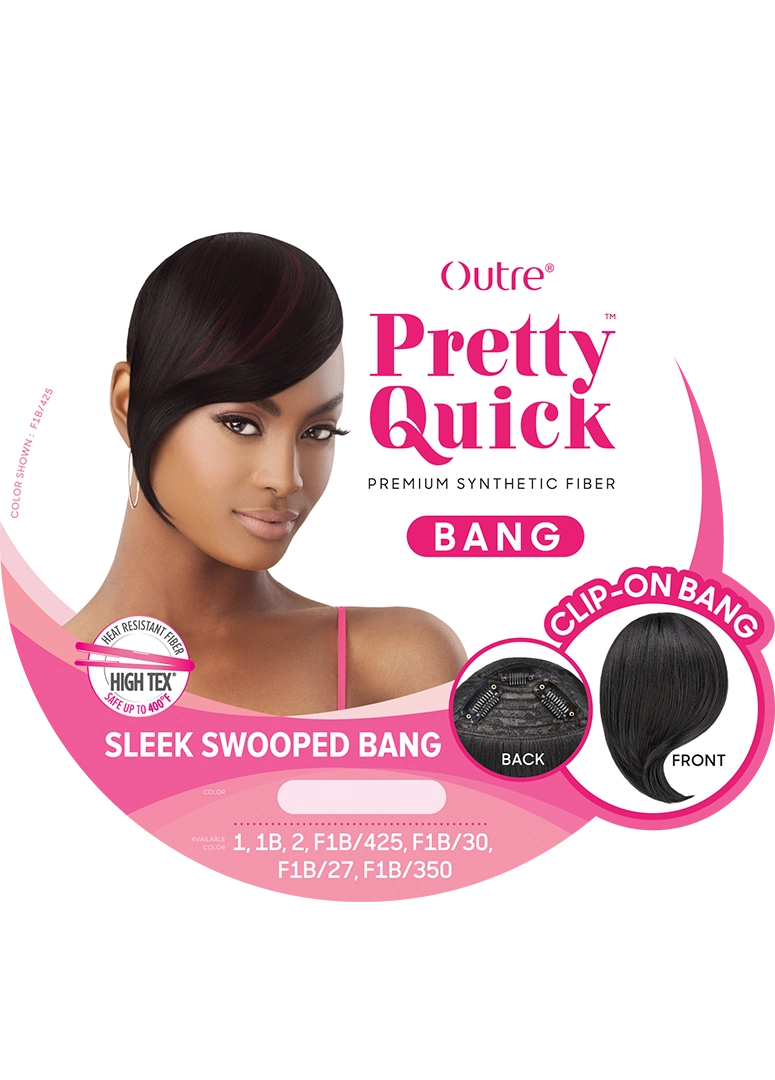 PRETTY QUICK - BANG - SLEEK SWOOPED BANG