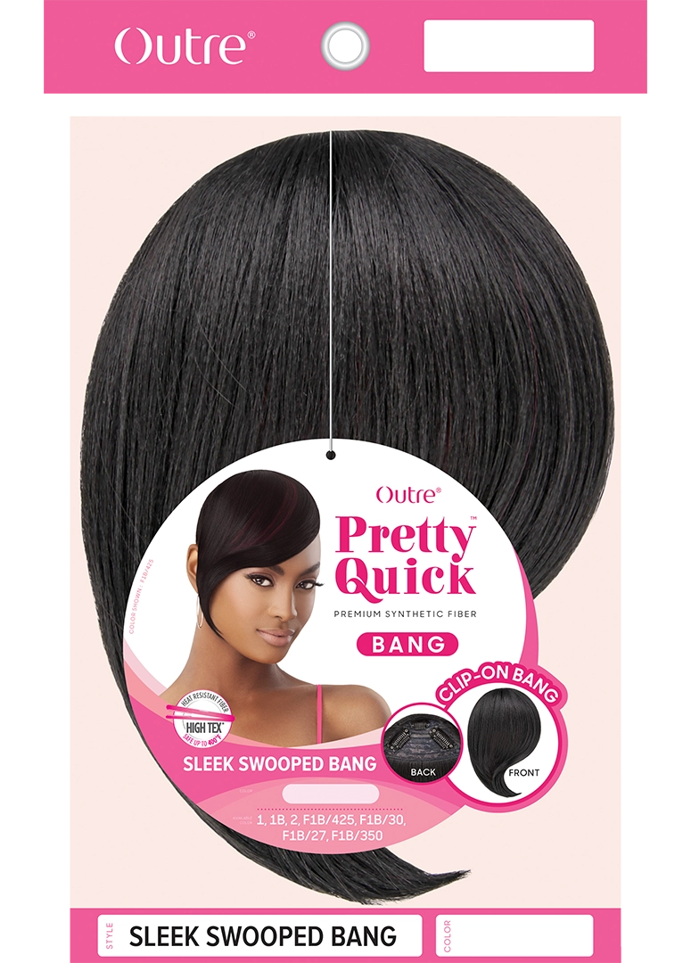 PRETTY QUICK - BANG - SLEEK SWOOPED BANG