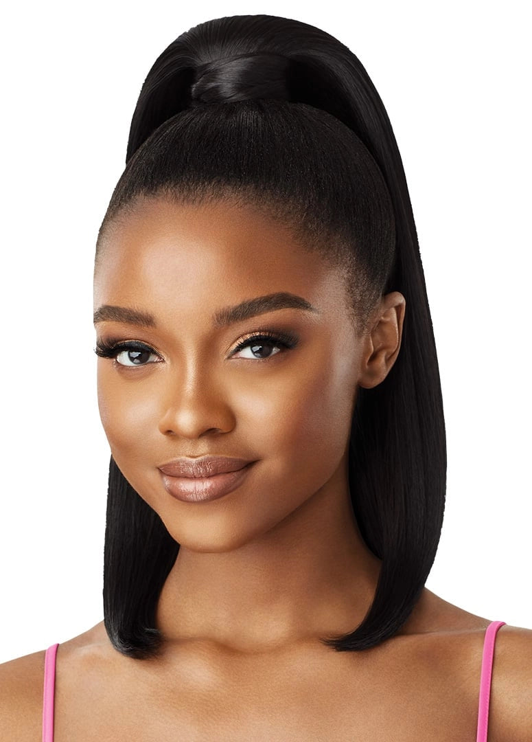 PRETTY QUICK - WRAP PONY - SLEEK STRAIGHT 16"