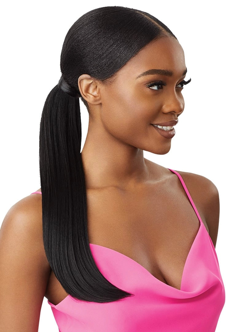 PRETTY QUICK - WRAP PONY - SLEEK STRAIGHT 16"