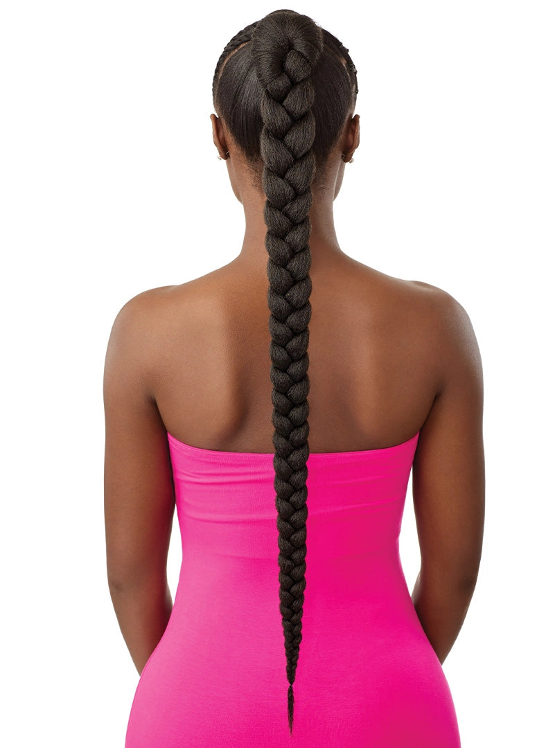 PRETTY QUICK - WRAP PONY - NATURAL BRAIDED PONYTAIL 32"