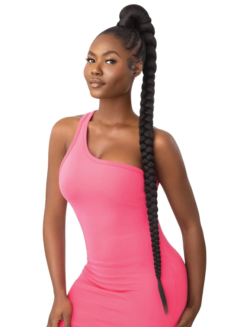 PRETTY QUICK - WRAP PONY - NATURAL BRAIDED PONYTAIL 42"