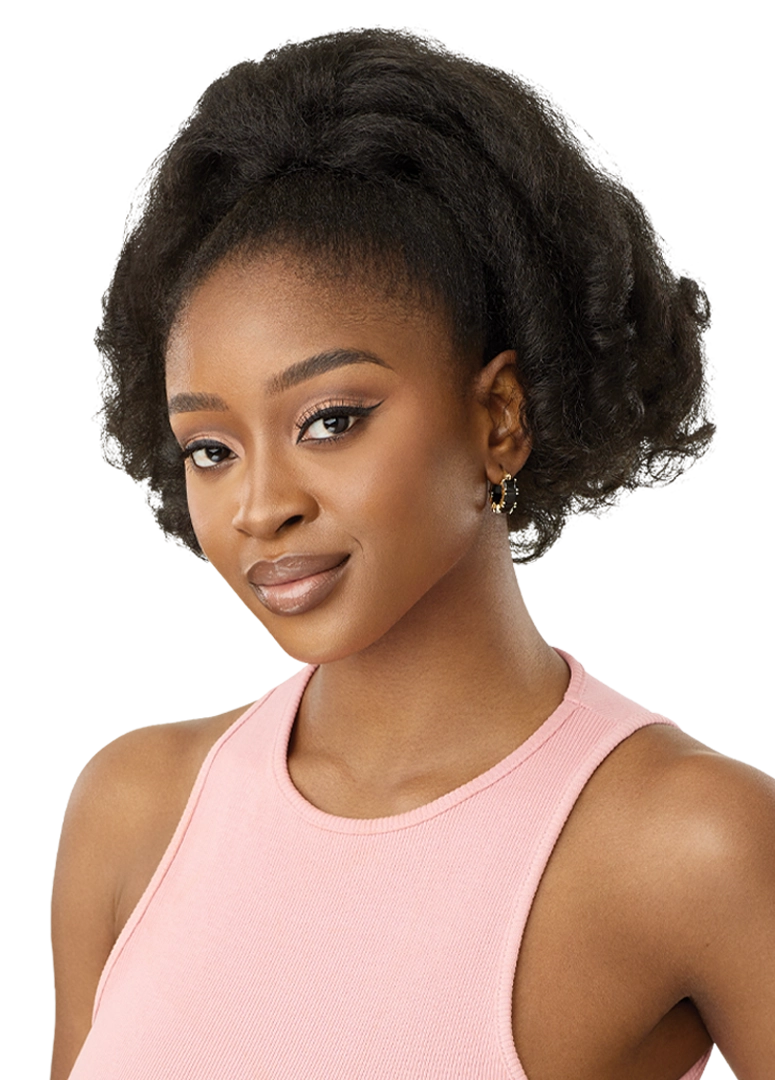 PRETTY QUICK - DRAWSTRING PONY - KINKY CURLY 12"