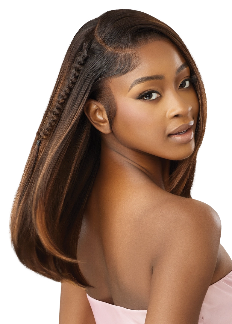 AIRTIED 100% FULLY HAND-TIED WIG - HHB - SLEEK YAKI 20"