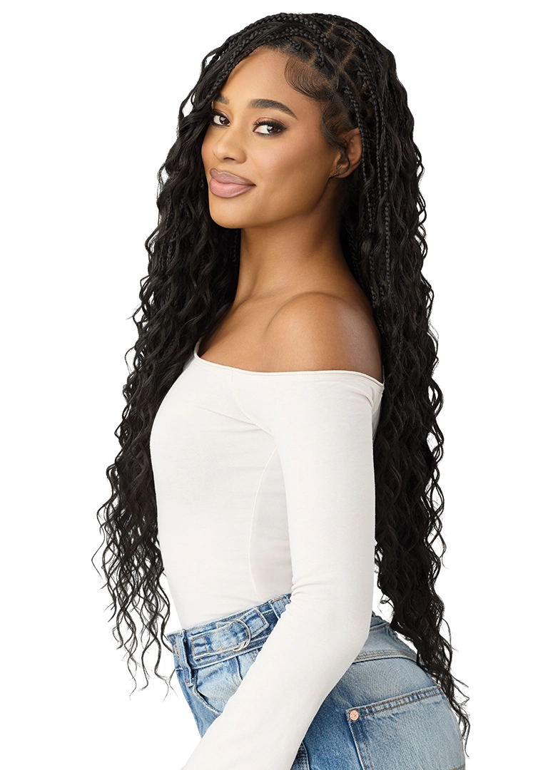Boho Mermaid Box Braid 32"