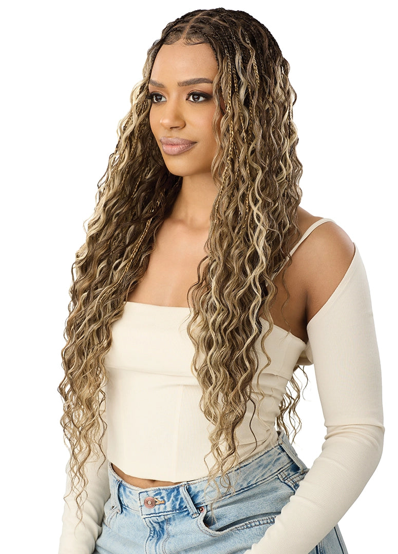 Boho Mermaid Box Braid 32"