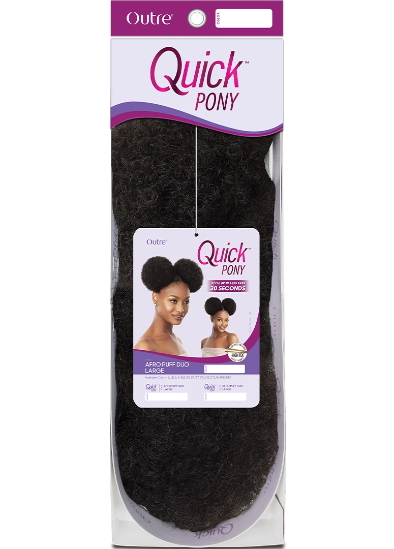 QUICK PONY - AFRO PUFF DUO LARGE