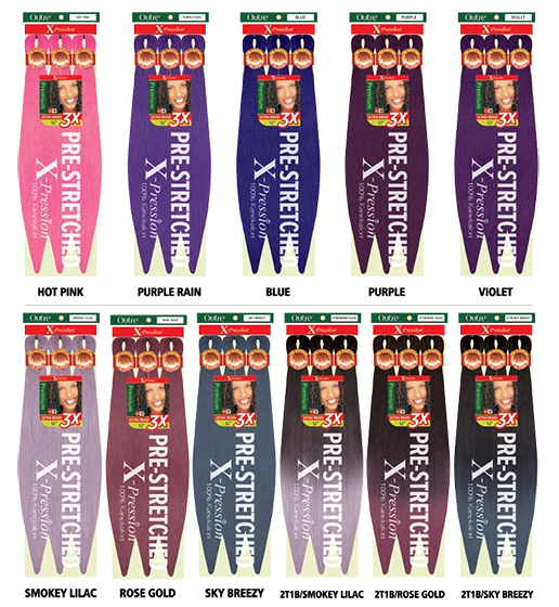 X-PRESSION BRAID-PRE STRETCHED BRAID 52" 6X