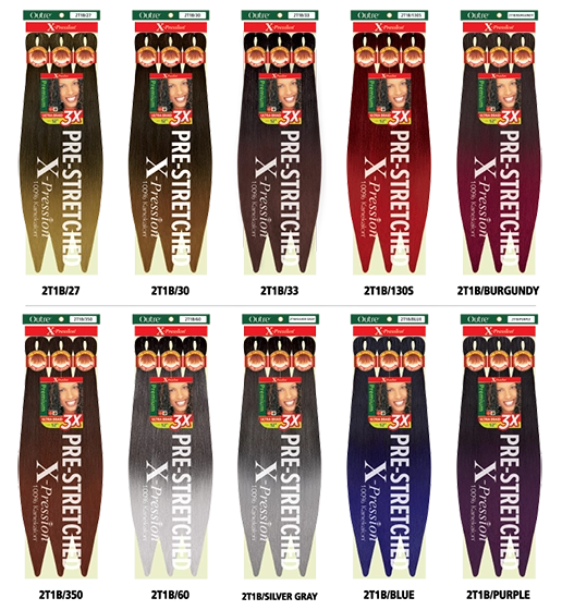 X-PRESSION BRAID-PRE STRETCHED BRAID 52" 6X