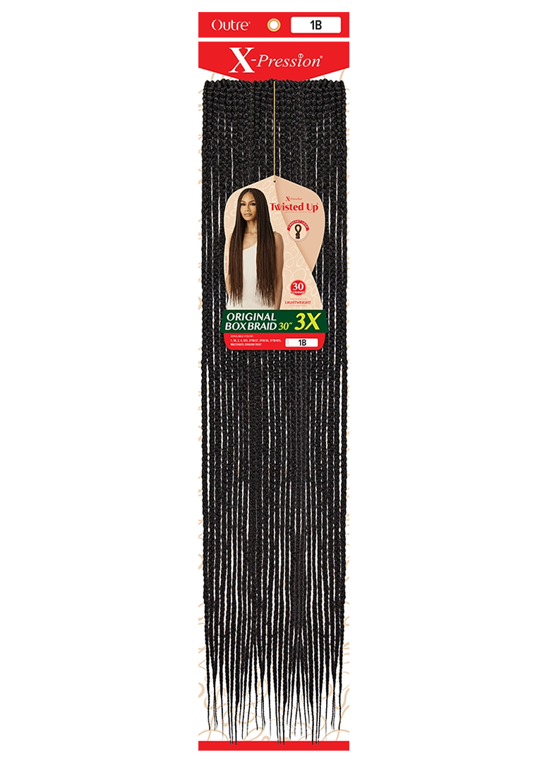 X-PRESSION - TWISTED UP - ORIGINAL BOX BRAID 30" 3X